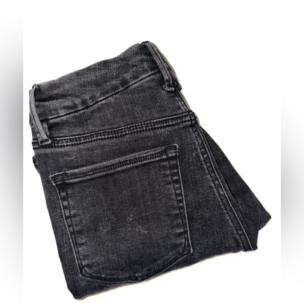 Good American “Good Legs” Crop Jeans Black 2 / 26 preppy business casual - Picture 6 of 12